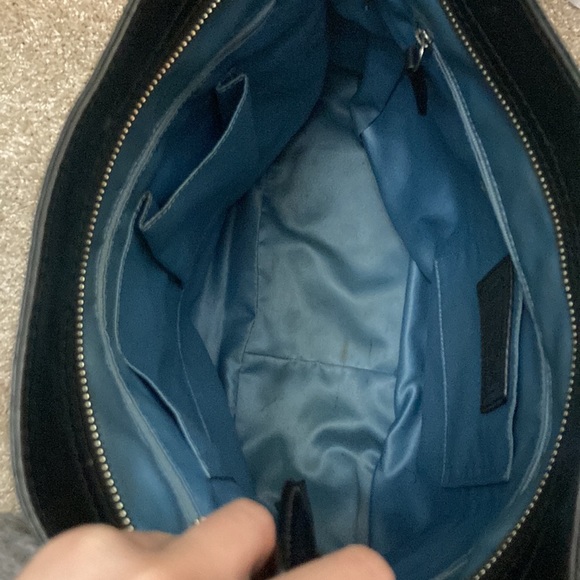 Coach - Large Black Shoulder Bag - Picture 8 of 10